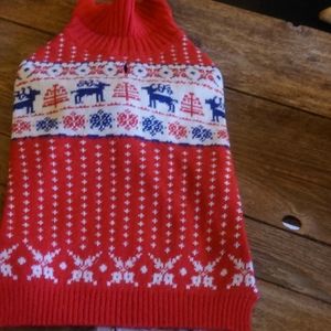 Dog winter sweater